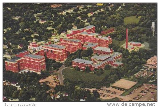 Minnesota Rochester Aerial View Saint Marys Hospital - Rochester