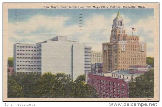 Minnesota Rochester New Mayo Clinic Building And Old Mayo Clinic Building - Rochester