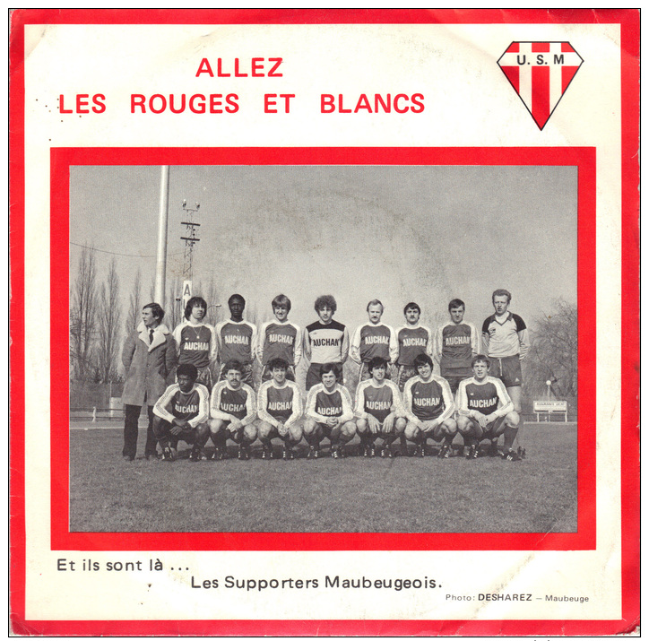 45T REGIONAL LES SUPPORTERS MAUBEUGEOIS DEP 59 - Autres - Musique Française