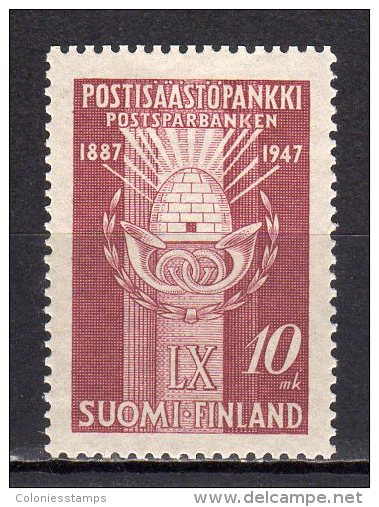 (SA0226) FINLAND, 1947 (60th Anniversary Of The Foundation Of The Finnish Postal Savings Bank). Mi # 335. MNH** Stamp - Unused Stamps