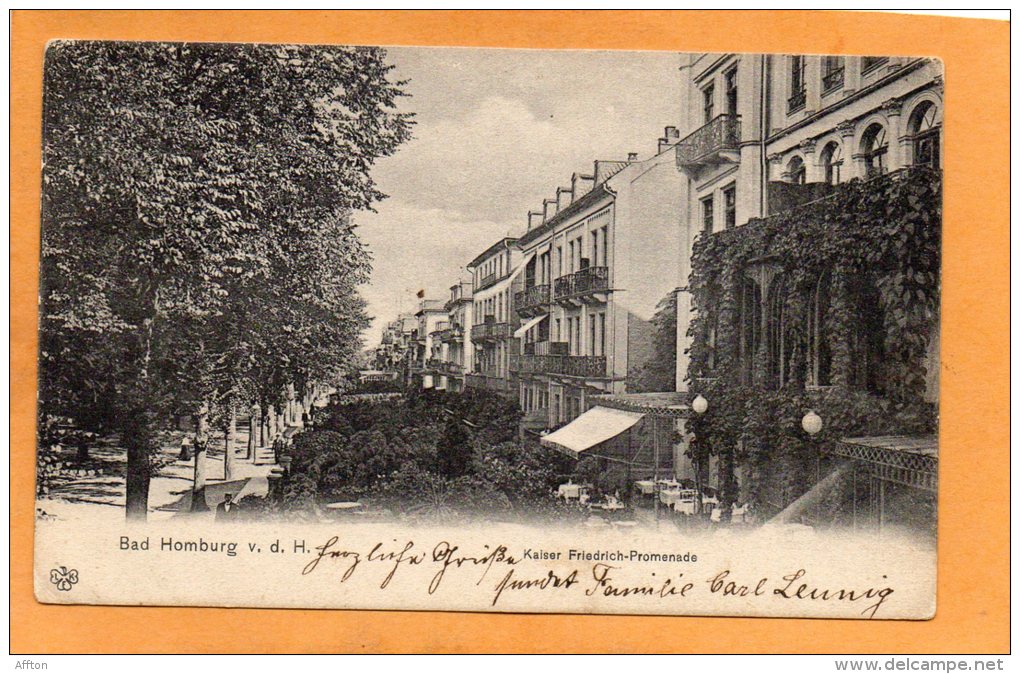 Bad Homburg Vd H 1905 Postcard - Bad Homburg