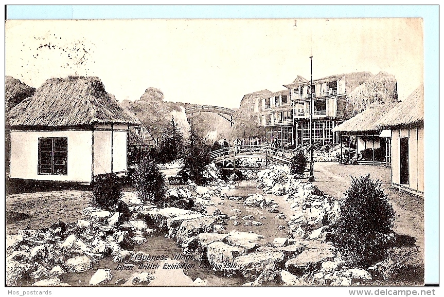 Exhibition Postcard - Japanese Village, Japan - British Exhibition, London 1910   A4990 - Expositions