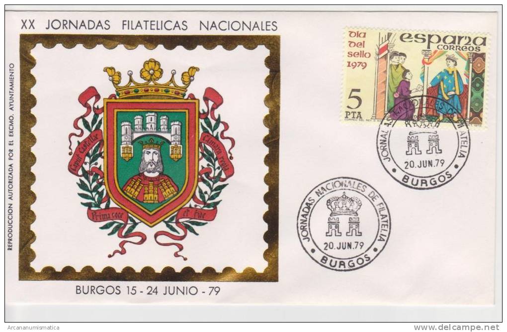 ESPAÑA   FDC Sobre De Primer Día De Circulación  "BURGOS 15-24 JUNIO - 79"  S-1042 - FDC