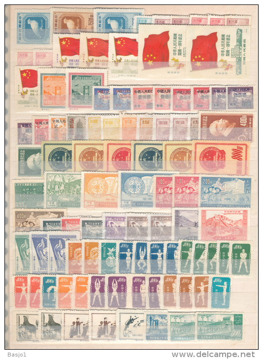 WARNING NO SELLING OUTSIDE DELCAMPE SYSTEM 3 PAGES MINT STAMPS FROM CHINA RARE MIXED CONDITION  READ   HIGH VALUE - Autres & Non Classés
