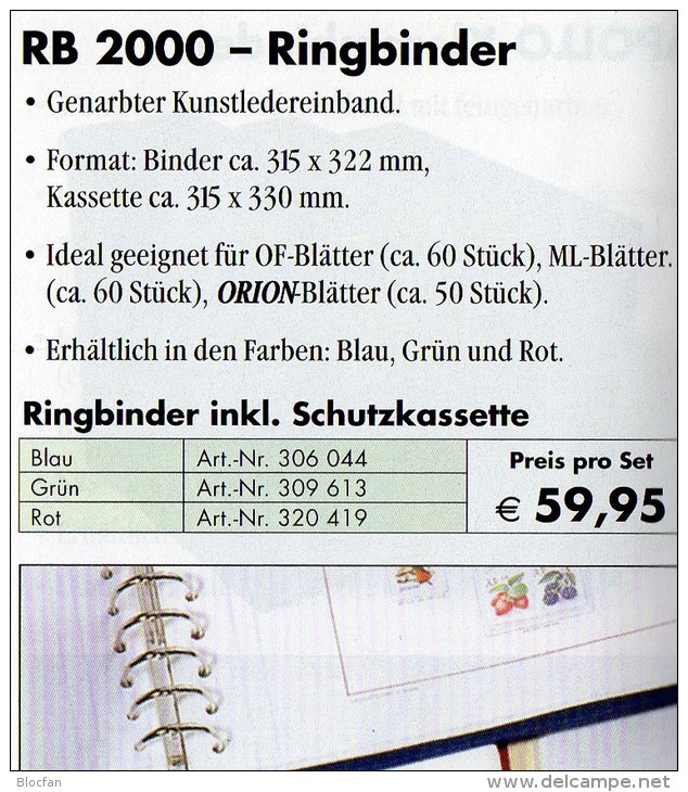 2 Alben Für KABE Vordruck-Text Neutral 72€ Farbe Braun Als Ringbinder Für Komplettalbum Bewährte Ausführung Made Germany - Binders Only