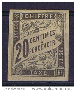 Colonies Franc. General: Yv Timbre Tax 8 Mh/* - Postage Due