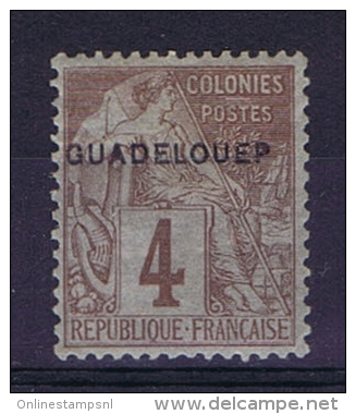 Guadeloupe: Yv 16 D Erreur : GUADELOUEP, MH/* - Nuovi