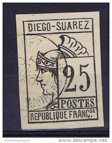 Diego-Suarez 1890 Yv 9 - Gebruikt