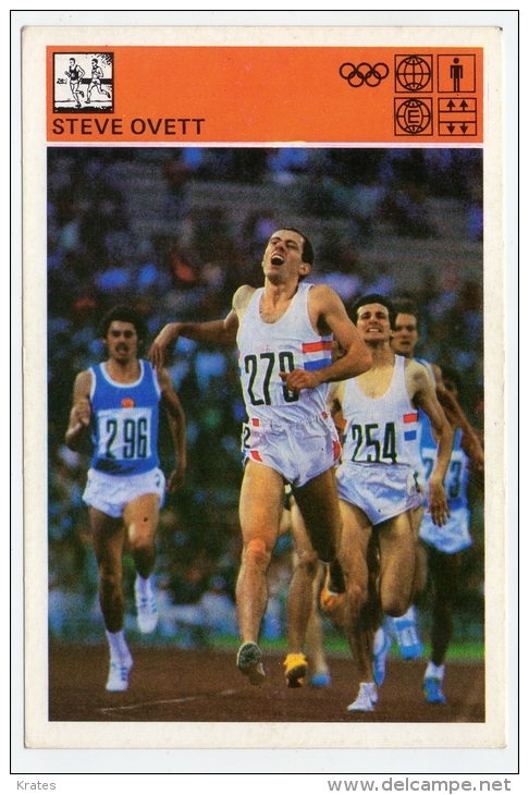 Svijet Sporta Cards - Steve Ovett - Leichtathletik