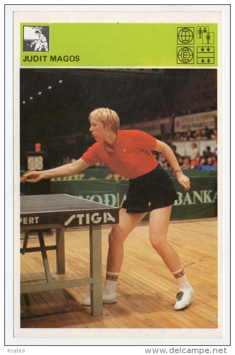 Svijet Sporta Cards - Judit Magos    190 - Table Tennis