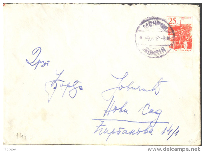 YUGOSLAVIA - JUGOSLAVIA - PS  Mi. U44 - ELECTRIC FACTORY - 1961 - Entiers Postaux