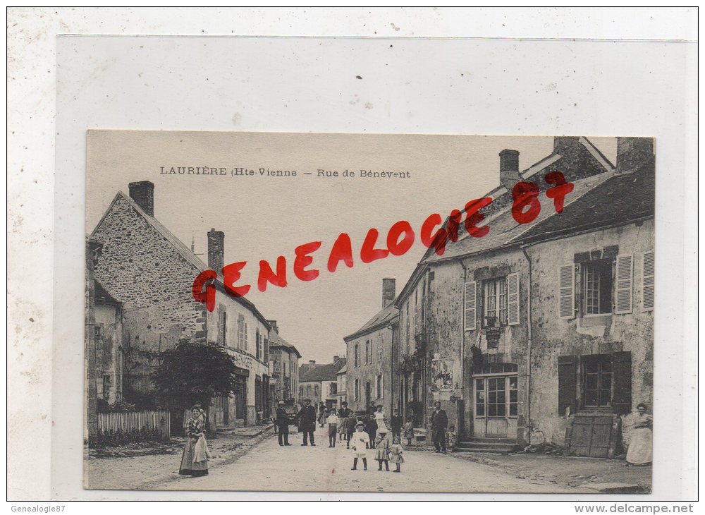 87 - LAURIERE -  RUE DE BENEVENT - Lauriere