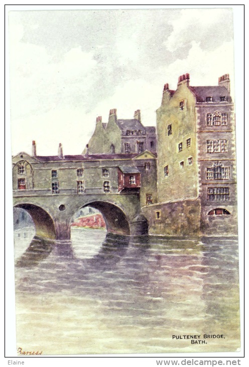 Pulteney Bridge, Bath -  Artist Signed Mary Baness - Bath