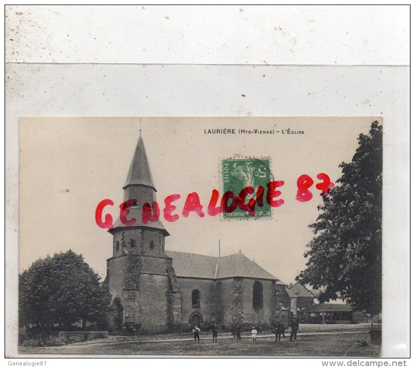 87 - LAURIERE -  L' EGLISE - Lauriere