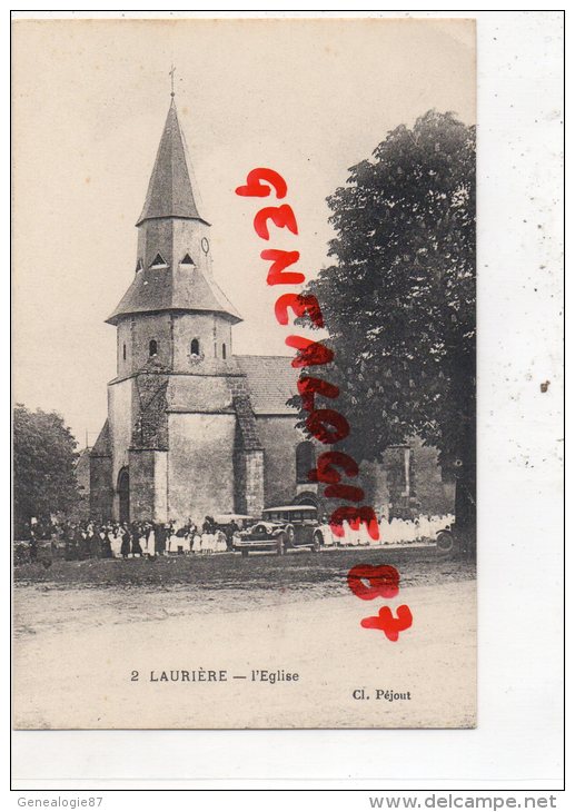 87 - LAURIERE -  L' EGLISE  COMMUNION - Lauriere