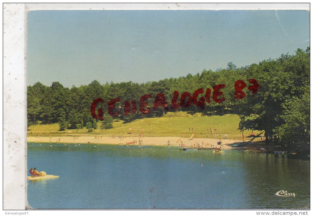 87 - LAURIERE -LAC DU PONT A L' AGE   LA PLAGE - Lauriere