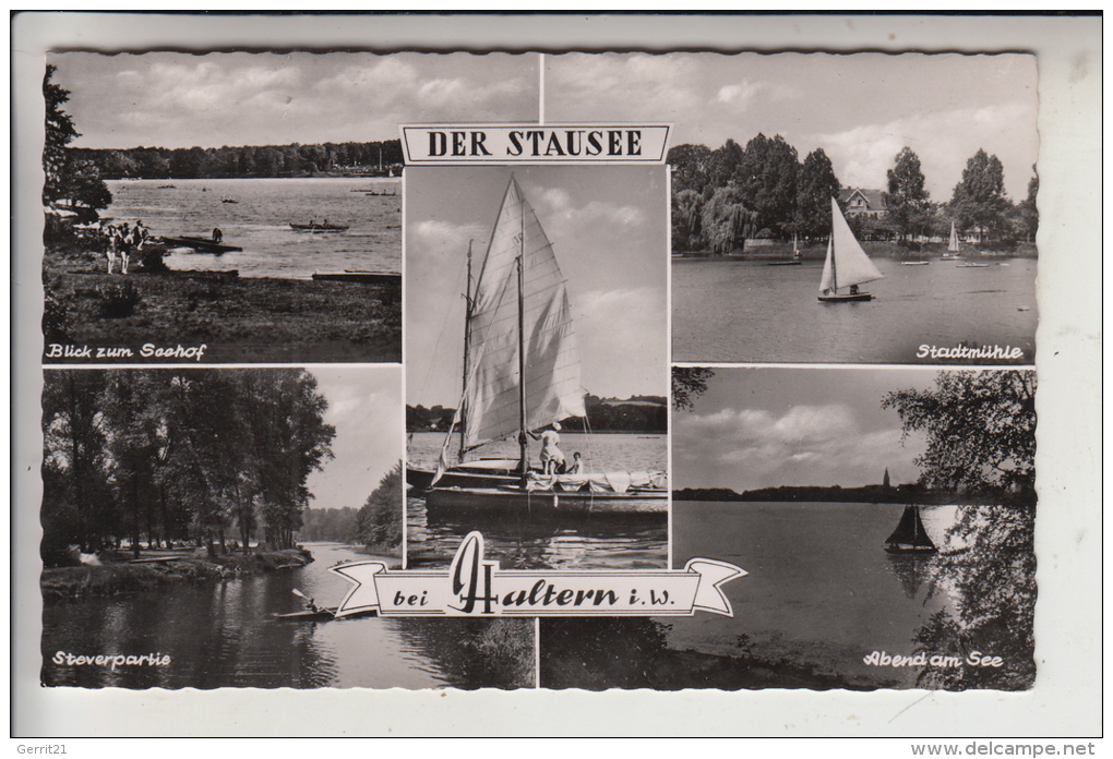 4358 HALTERN, Stausee, Mehrbildkarte - Haltern