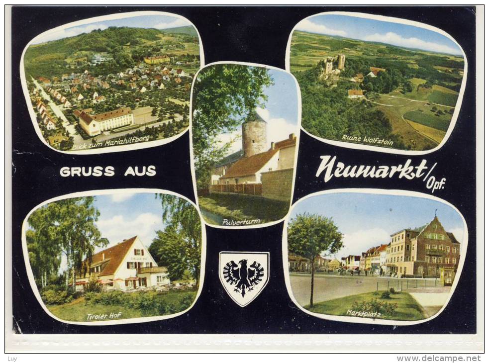 NEUMARKT In Der Oberpfalz - Mehrbildkarte Mit Marktplatz, Ruine, Tiroler Hof, ...... - Neumarkt I. D. Oberpfalz