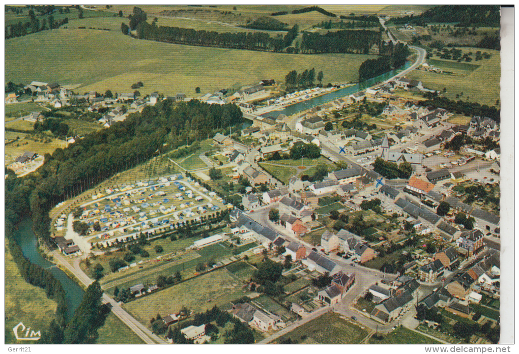 B 5580 ROCHEFORT - HAN-sur-LESSE, Vue Airienne, CIM-Macon - Rochefort