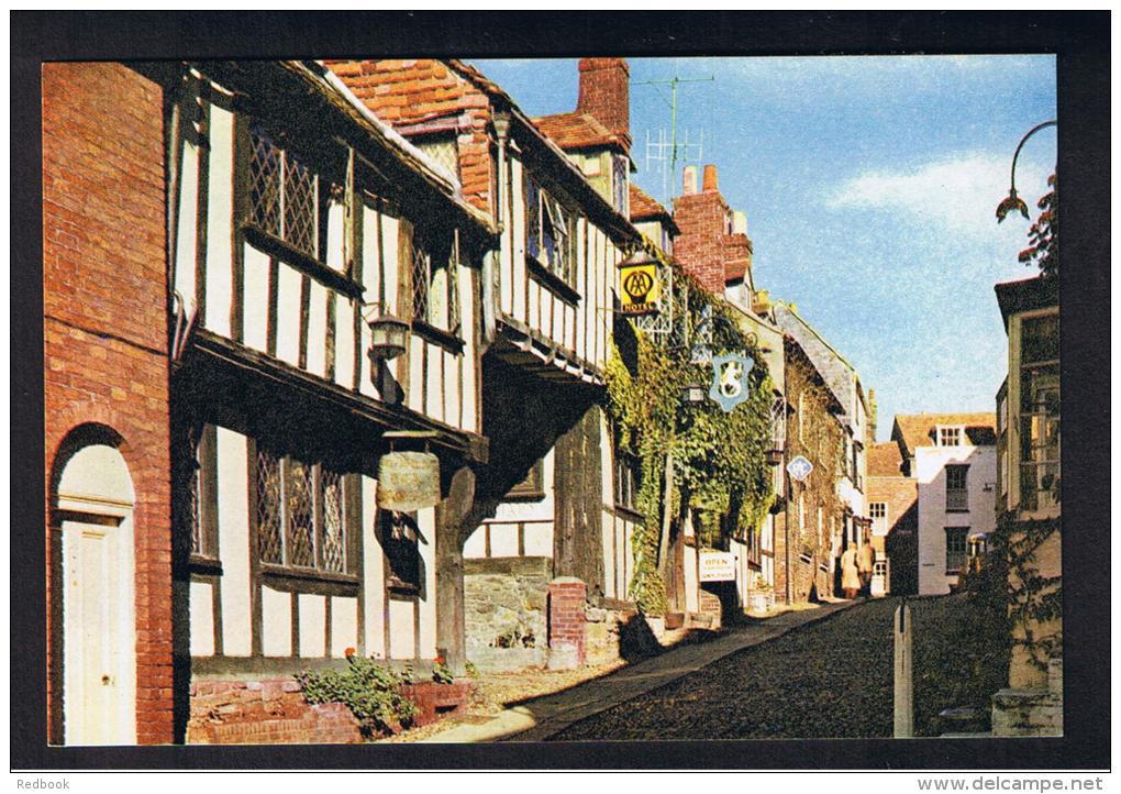 RB 933 - 4 Postcards - Rye Sussex - St Mary's Church - Old Houses - Mermaid Street - Rye