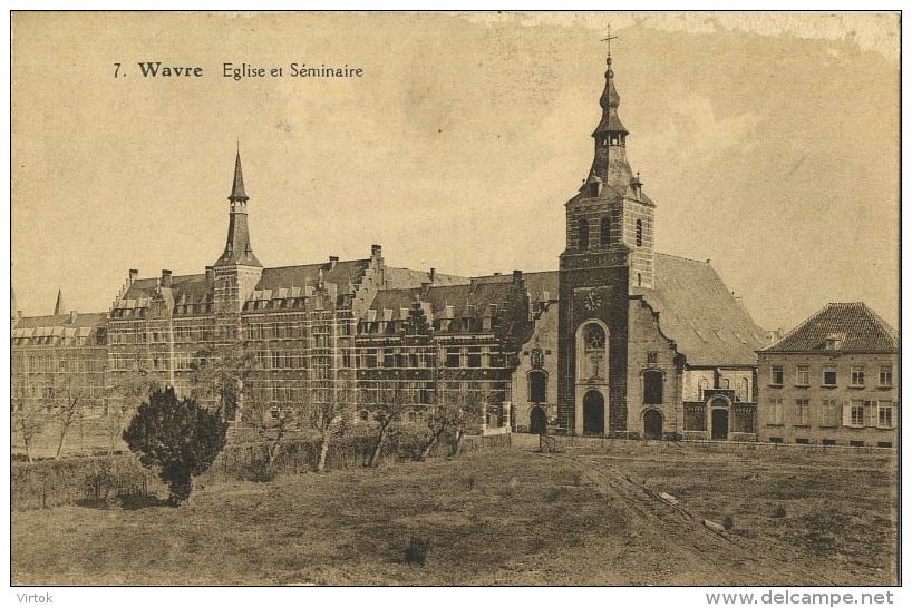 Wavre :  Eglise Et Séminaire ( Ecrit Avec Timbre ) - Wavre