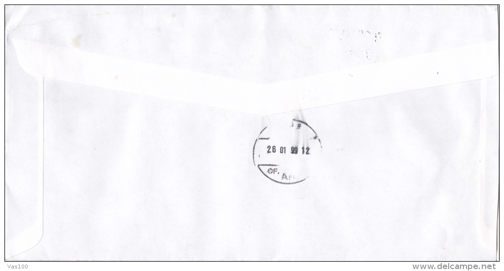 CONNEX,TELEPHONE COMPANY,METER MARK ON COVER,04800 LEI,1999,ROMANIA - Briefe U. Dokumente