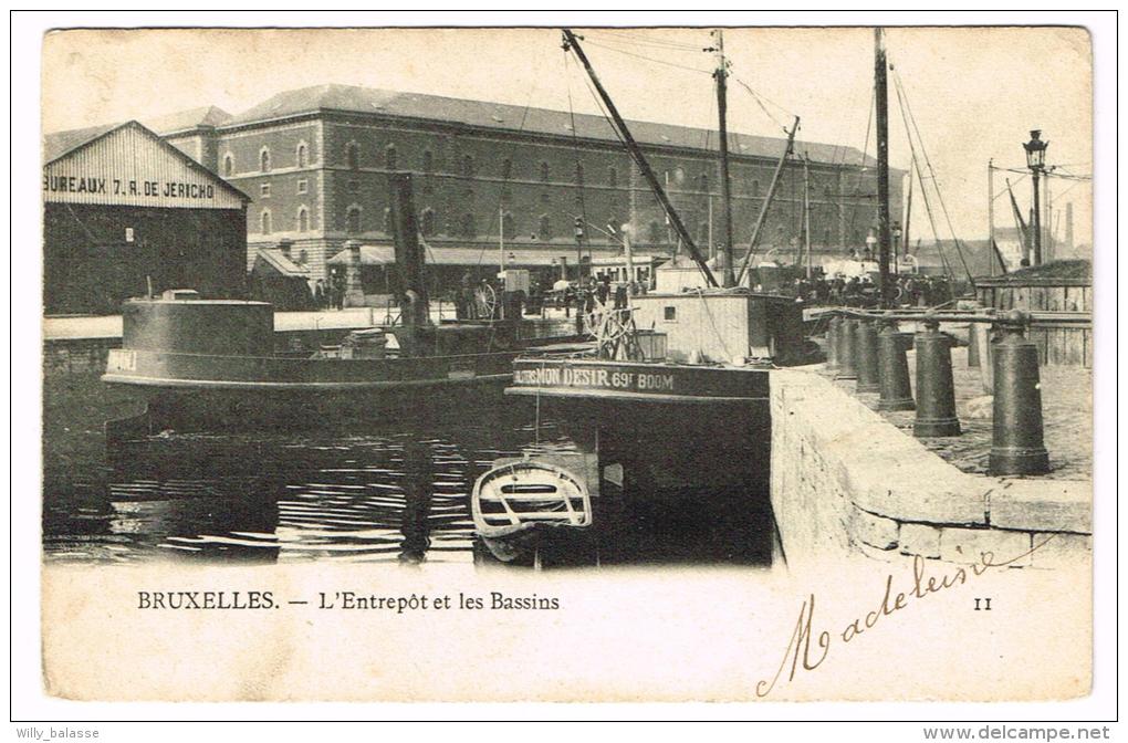 "Bruxelles - L'Entrepôt Et Les Bassins" - Transport (sea) - Harbour