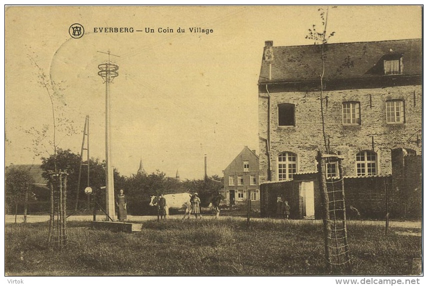 Everberg :  Un Coin Du Village  (  Geschreven 1932 Met Zegel ) - Kortenberg