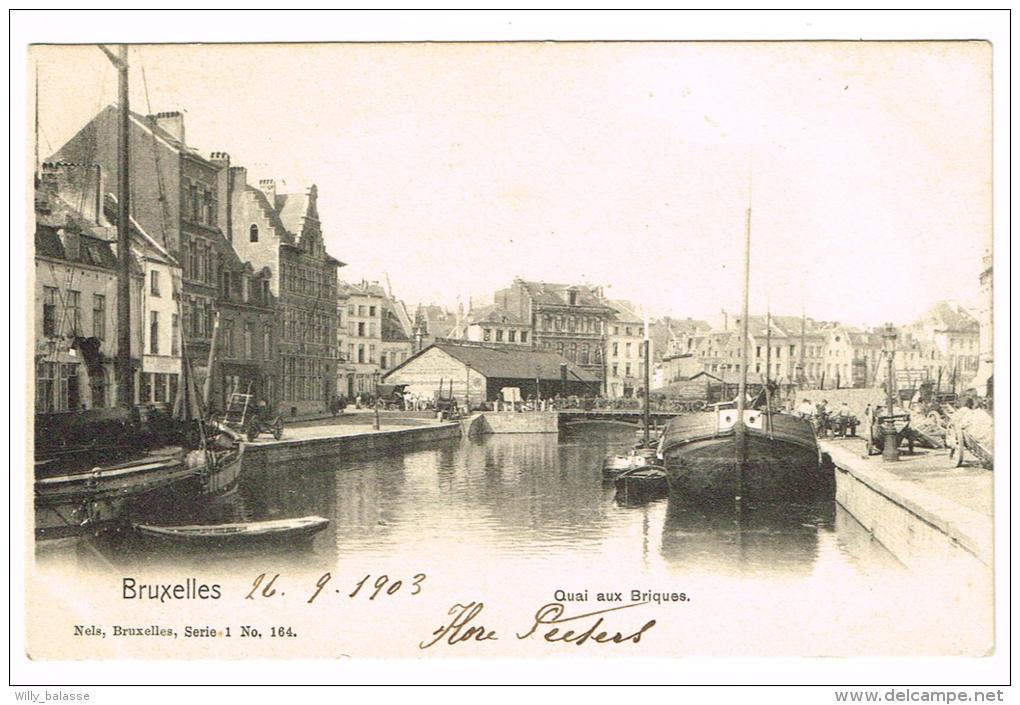 "Bruxelles - Quai Aux Briques" - Hafenwesen