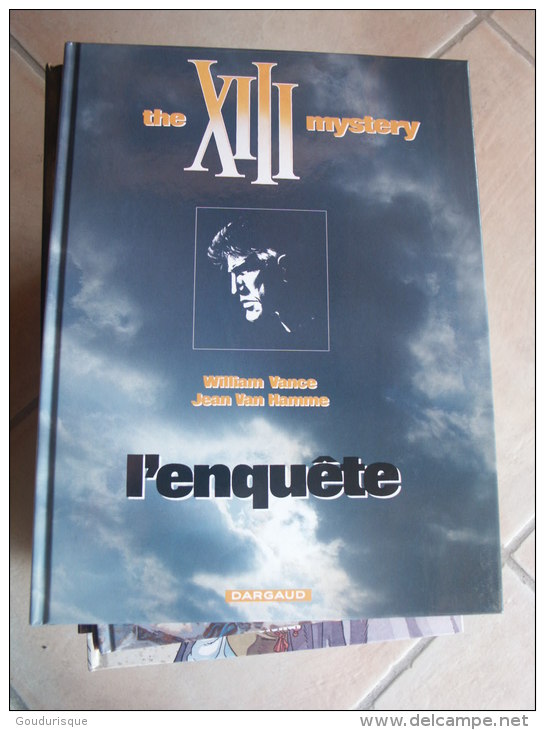 XIII MYSTERY L'ENQUETE   VAN HAMME VANCE - XIII