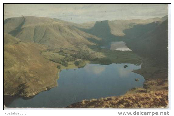 (UK155) CRUMMOCK WATER AND BUTTERMERE FROM MELBREAL - Buttermere