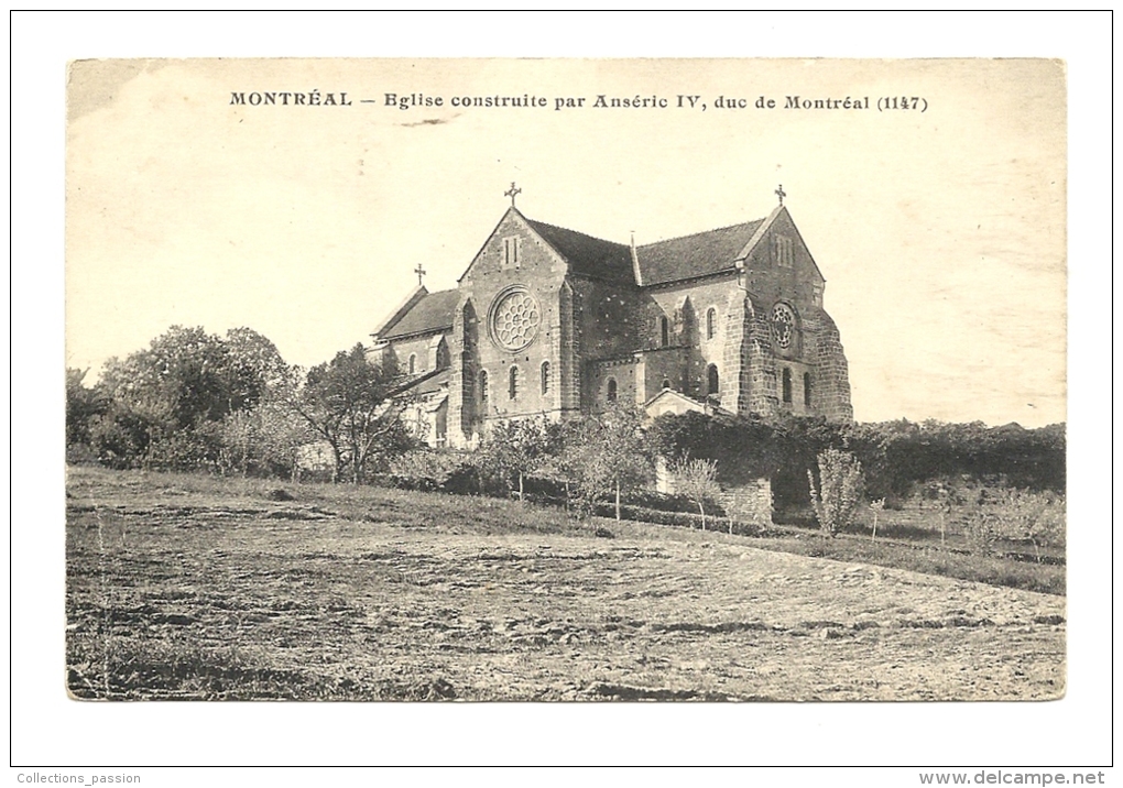 Cp, 89, Montréal, Eglise Construite  Par Anséric IV - Montreal