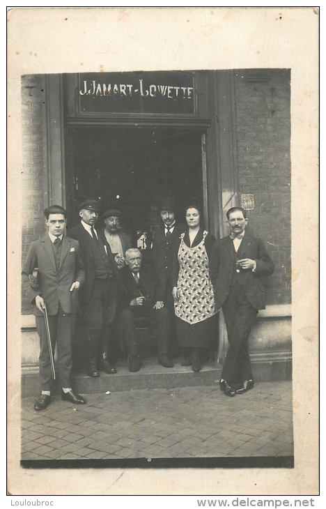 LIEGE CARTE PHOTO  30 RUE MATHIEU LAENSBERG CABARET JAMART LOWETTE CARTE TRES RARE - Luik