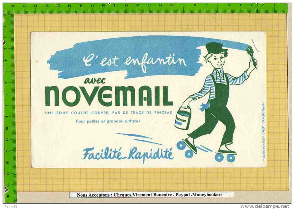 BUVARD :C´est Enfantin Avec NOVEMAIL - Peintures