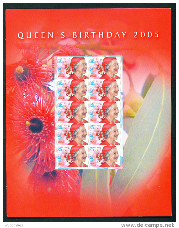 AUSTRALIA - 2005 Queen's Birthday Presentation Pack As Scan - Presentation Packs