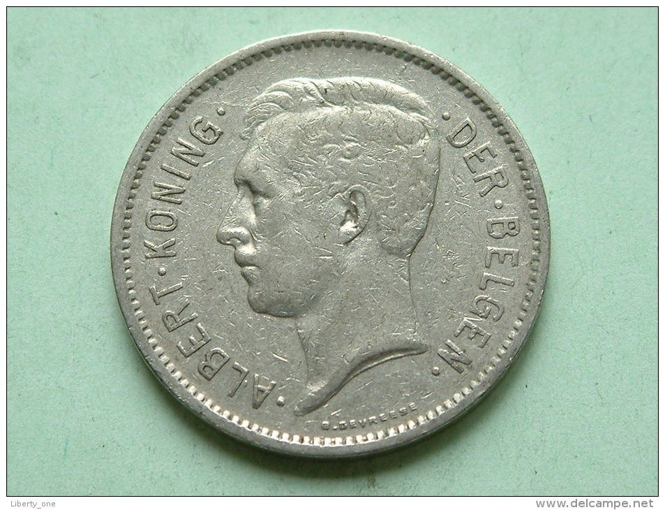 1930 - EEN BELGA / 5 FRANK - Morin 383 ( For Grade, Please See Photo ) ! - 5 Francs & 1 Belga