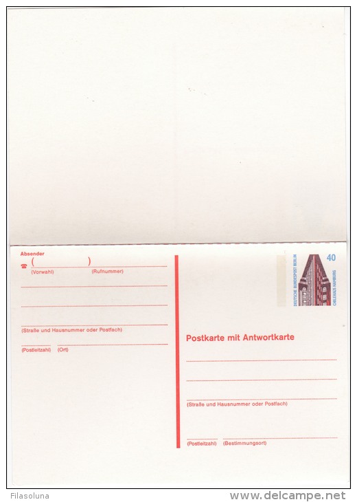 00783 Enteropostal Berlin - Postcards - Mint