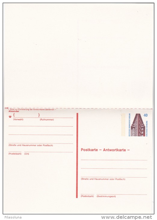 00783 Enteropostal Berlin - Postcards - Mint