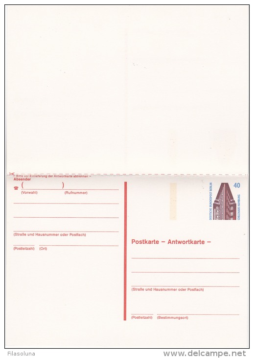 00799 Curiosa Enteropostal Hamburg - Cartes Postales - Neuves