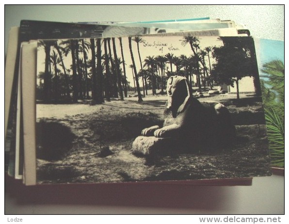 Africa Egypt Gizeh Giza Sphinx Photocard Old - Gizeh