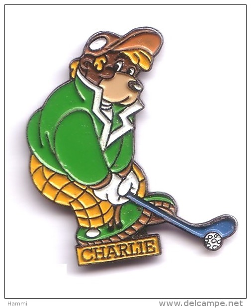 C66 Pin's GOLF CHARLIE BD ??  Achat Immédiat Immédiat - Golf