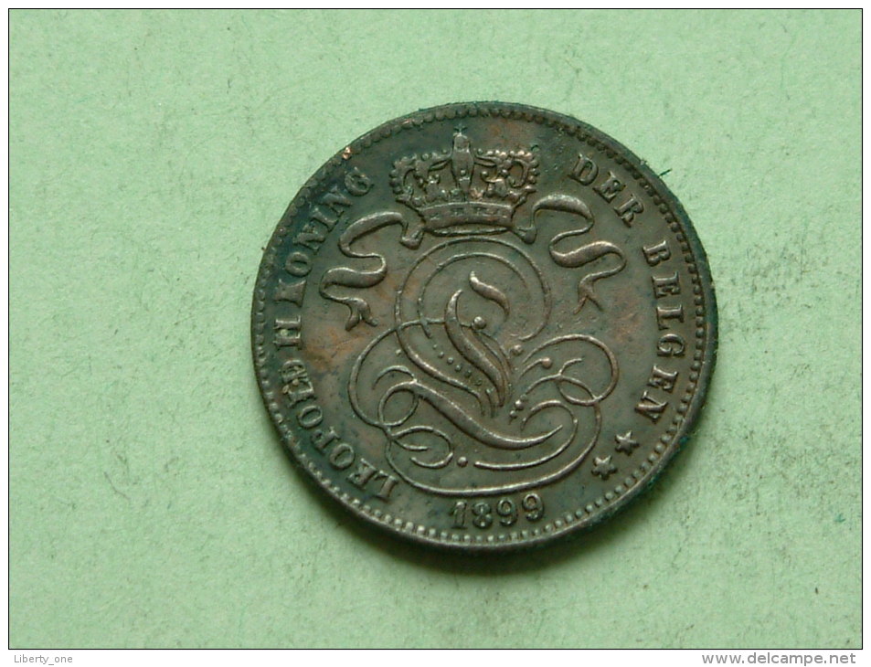 1899 VL - 1 Cent. / Morin 229 ( Uncleaned - For Grade, Please See Photo ) ! - 1 Centime