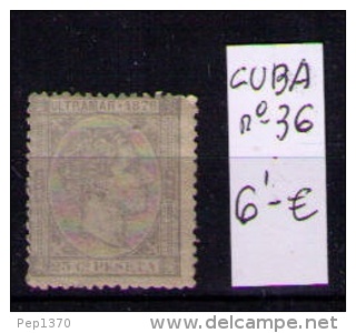 Cuba Edifil Nº 36 - Cuba (1874-1898)