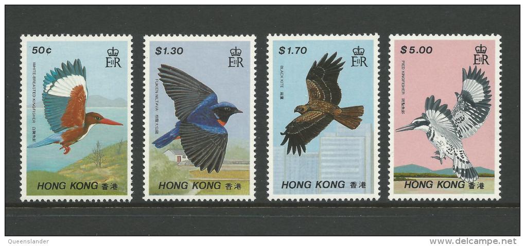 1988 Hong Kong Birds Set Of 4 SG No´s 568/671 As Issued Complete MUH  Set Full Gum On Rear - Neufs