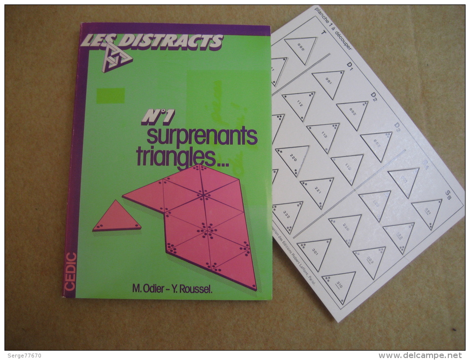 Surprenants Triangles Les Distracts Cedic Marc Odier Jeux Casse-tête Calcul Réflexion Puzzle Calculs Jeu - Palour Games