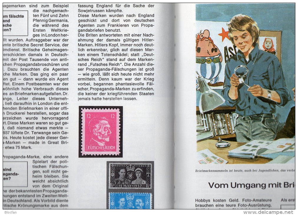WAS IST WAS Briefmarken Plus 125 Verschiedene Marken 80€ Reihe Wissensbände Für Junge Leser Großformatig Book Of Germany - Was Ist Was