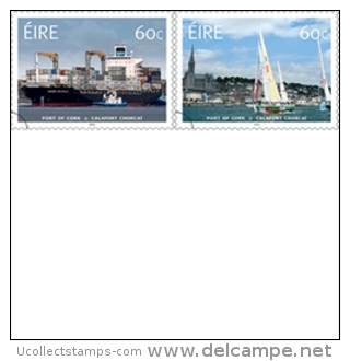 Ierland  2013  Haven Van Cork - Schip   Serie Van 3 Zegels   Postfris/mnh/neuf - Neufs