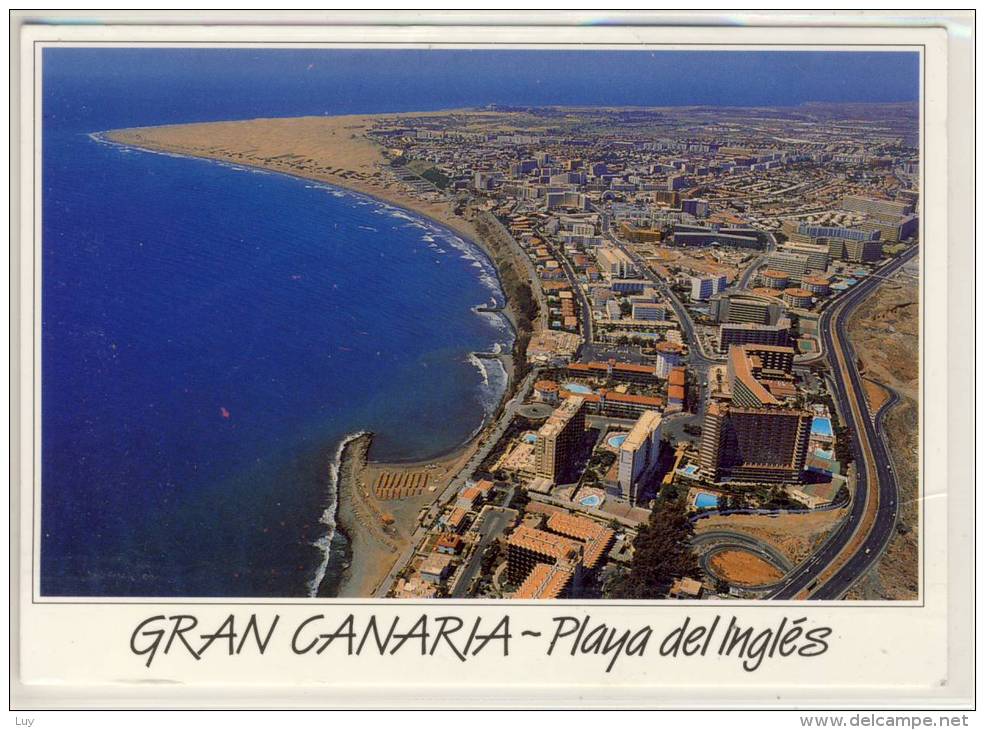 GRAN CANARIA  -  Playa Del Ingles    -   Aerea View - Gran Canaria