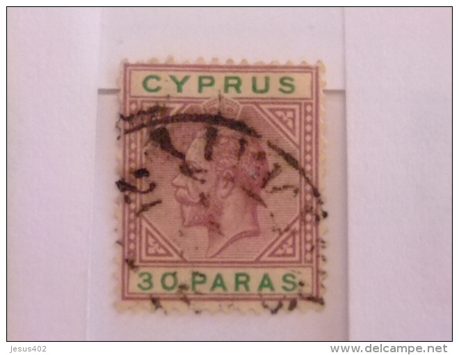 CHYPRE CYPRUS 1921 - 23 King George V Yvert & Tellier Nº 69 º  USADO - Cyprus (...-1960)