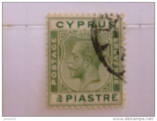 CHYPRE CYPRUS 1924 - 28 King George V Yvert & Tellier Nº 87 º FU - Cyprus (...-1960)